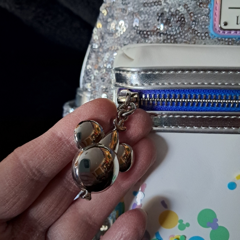 Sequin Birthday Loungefly Mini Backpack - Picture 2 of 6